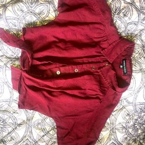 KENDALL AND KYLIE MAROON TOP